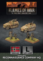Flames of War GE: LW Reconnaissance Company HQ (Platik)