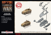 Flames of War LW SdKfz 250 Transport Platoon (x5 Plastik)