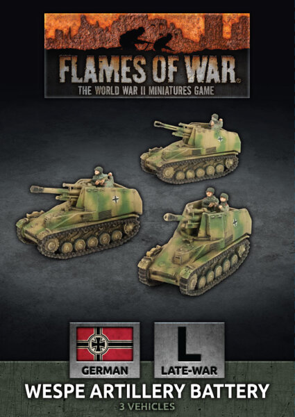 Flames of War GE: LW Wespe Artillery Battery (x3)