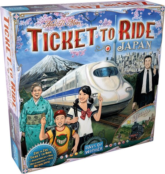 Zug um Zug Japan + Italien (multilingual)