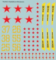 Team Yankee WW3 Soviet Decal Set