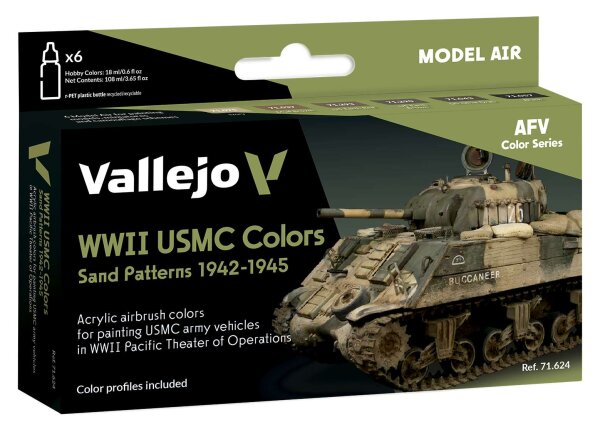Model Air: WWII USMC Colors Sand Patterns 1942-1945