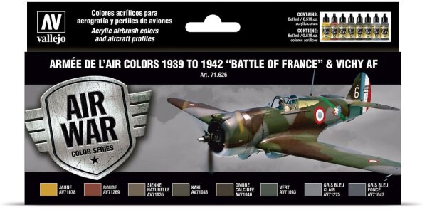 Model Air: Armée de lAir colors 1939 to 1942 "Battle of France"