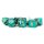 Turquoise with Gold Numbers 16mm Polyhedral Dice Set