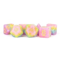 Pastel Fairy 16mm Resin Poly Dice Set
