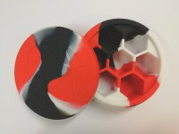 Silicon Case: Red/Black/White