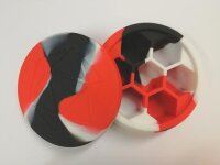 Silicon Case: Red/Black/White