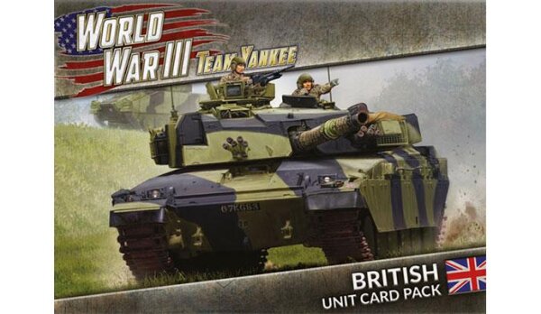Team Yankee V2 British Unit Cards (engl.)