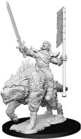 Pathfinder Deep Cuts Mini.: Orc on Dire Wolf