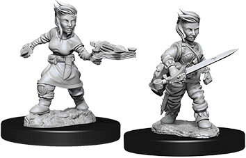Pathfinder Deep Cuts Mini.: Female Halfling Rogue