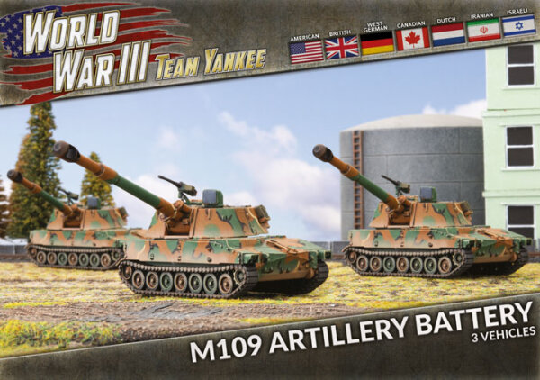 Team Yankee M109 Artillery (x3 plastic)