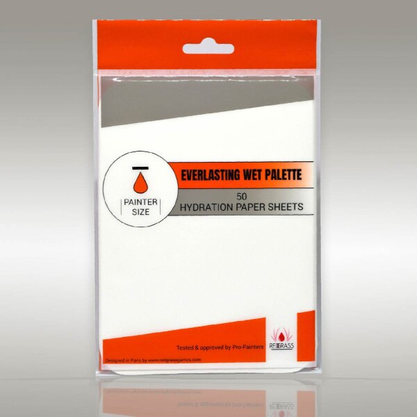 Redgrass: Everlasting Wet Palette 50x hydration paper sheets