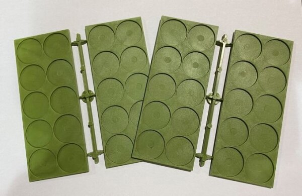 Renedra: Movement Tray 25mm rund 10 Plätze (x4)