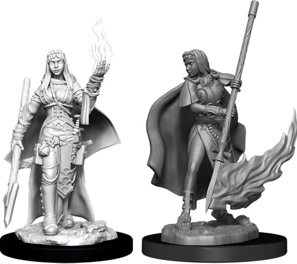 Pathfinder Deep Cuts Mini.: Female Human Oracle (Magic User)