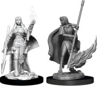 Pathfinder Deep Cuts Mini.: Female Human Oracle (Magic User)