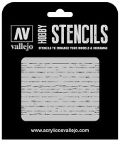 Vallejo Hobby Stencils: Wood Texture Num. 1