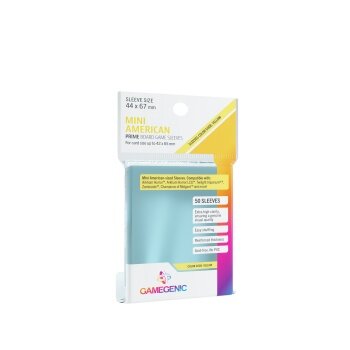 Gamegenic PRIME Mini American-Sized Sleeves 44 x 67 (yellow)