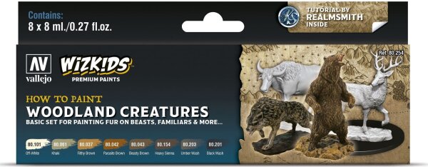 Vallejo Wizkids Premium: Woodland Creatures (8ml) (8)