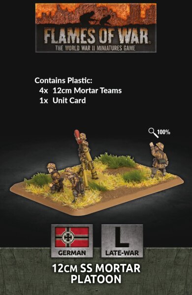 Flames of War GE:  WSS 12cm Mortar Platoon (x4)