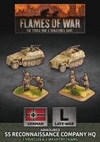 Flames of War GE: WSS Recce Company HQ (Plastik)