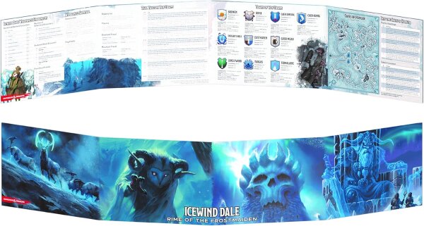 Icewind Dale Rime of the Frostmaiden - DM Screen (eng.)