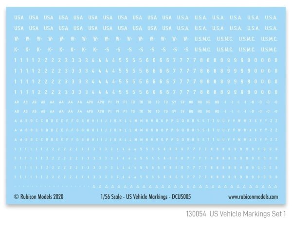 US Vehicle Marking Decals