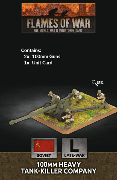 Flames of War SU: 100mm Heavy AT Company
