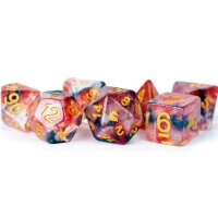 Phoenix Ash 16mm Poly Dice Set