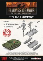 Flames of War SU: T-70 Tank Company (x3 Plastic)