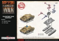 Flames of War SU: Valentine Tank Company (x3 Plastic)