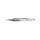 Vallejo Tool - Flat Rounded Stainless Steel Tweezers 120 mm