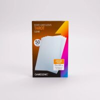 Gamegenic PRIME Tarot-Sized Sleeves 73 x 122 mm - Clear (50)
