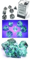 Würfelset: 7 Würfel mehrseitig Borealis Light...
