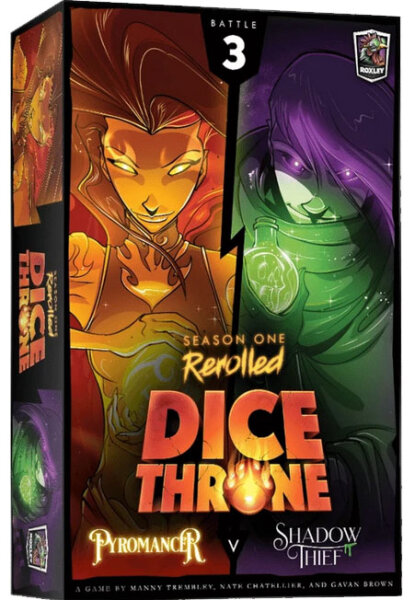Dice Throne: Season One Rerolled Box 3 Pyromancer vs Shadow Thief (EN)