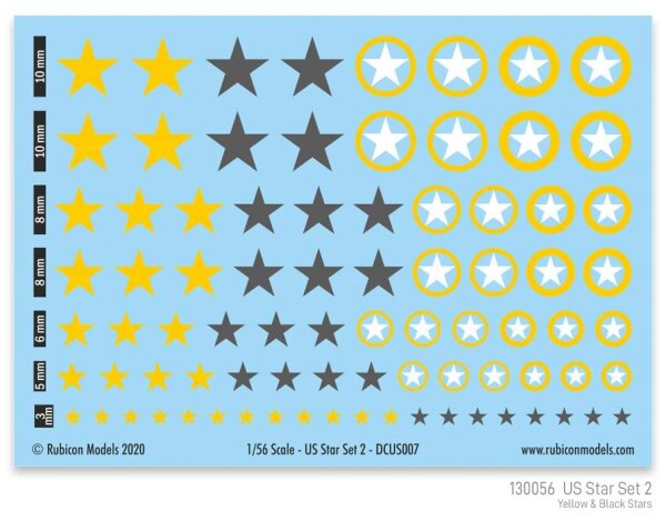 US Star Set 2 (Yellow & Dark Grey)