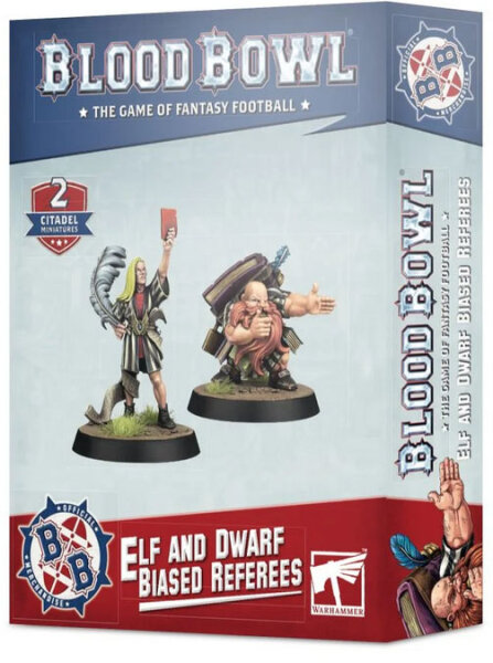 Blood Bowl Elf and Dwarf Biased Referees