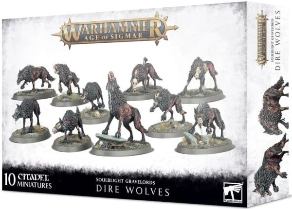 Soulblight Gravelords Dire Wolves
