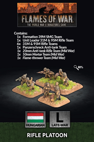 Flames of War: Hungarian Rifle Platoon