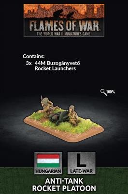 Flames of War: Hungarian Anti-tank Rocket Platoon