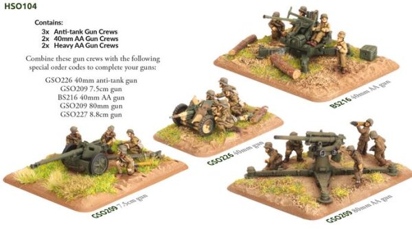 Flames of War: Hungarian AT Gun & AA Gun Crews