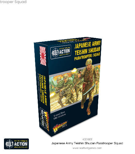 Bolt Action: Japanese Teishin Shudan Paratrooper Squad (x10)