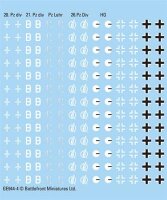 Flames of War GE: German Heer Decal Set