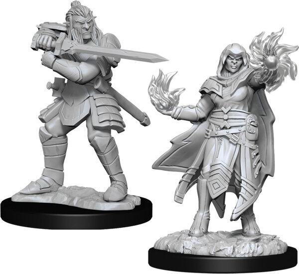 Hobgoblin Fighter Male & Hobgoblin Wizard