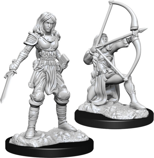Pathfinder Deep Cuts Mini: Human Fighter Female