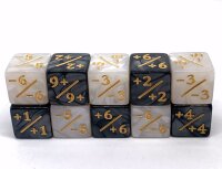 Counterdice +1/-1 Black & Pearl (10)