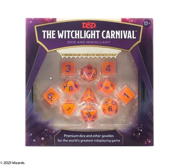 D&D Witchlight Carnival Dice Set