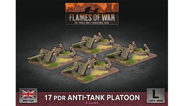 Flames of War BR: 17 pdr AT Platoon (Plastic)