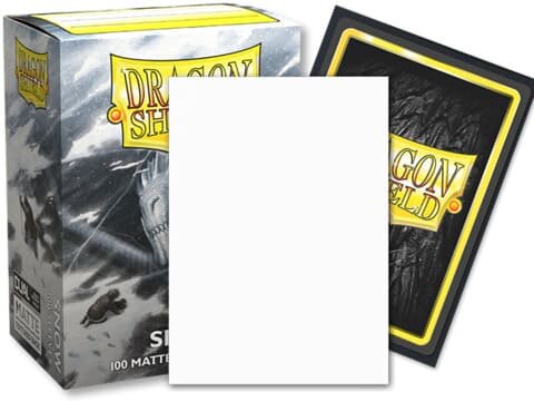 Dragon Shield Dual Sleeves - Snow (100 Stück)