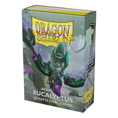Dragon Shield Japanese Size Dual Sleeves - Eucalyptus (60 Stück)