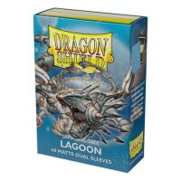 Dragon Shield Japanese Size Dual Sleeves - Lagoon (60...